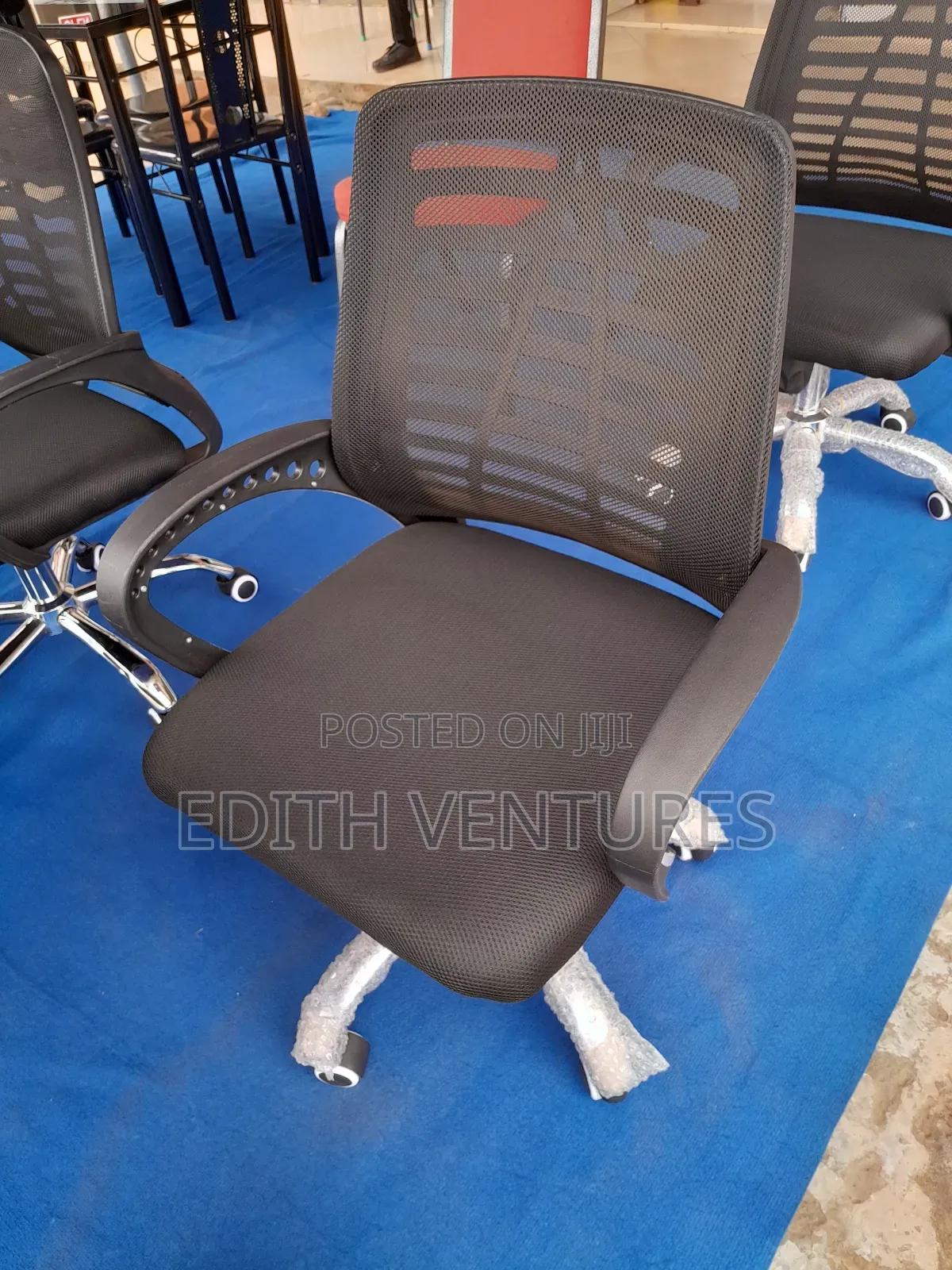 Hessian Office Chair
