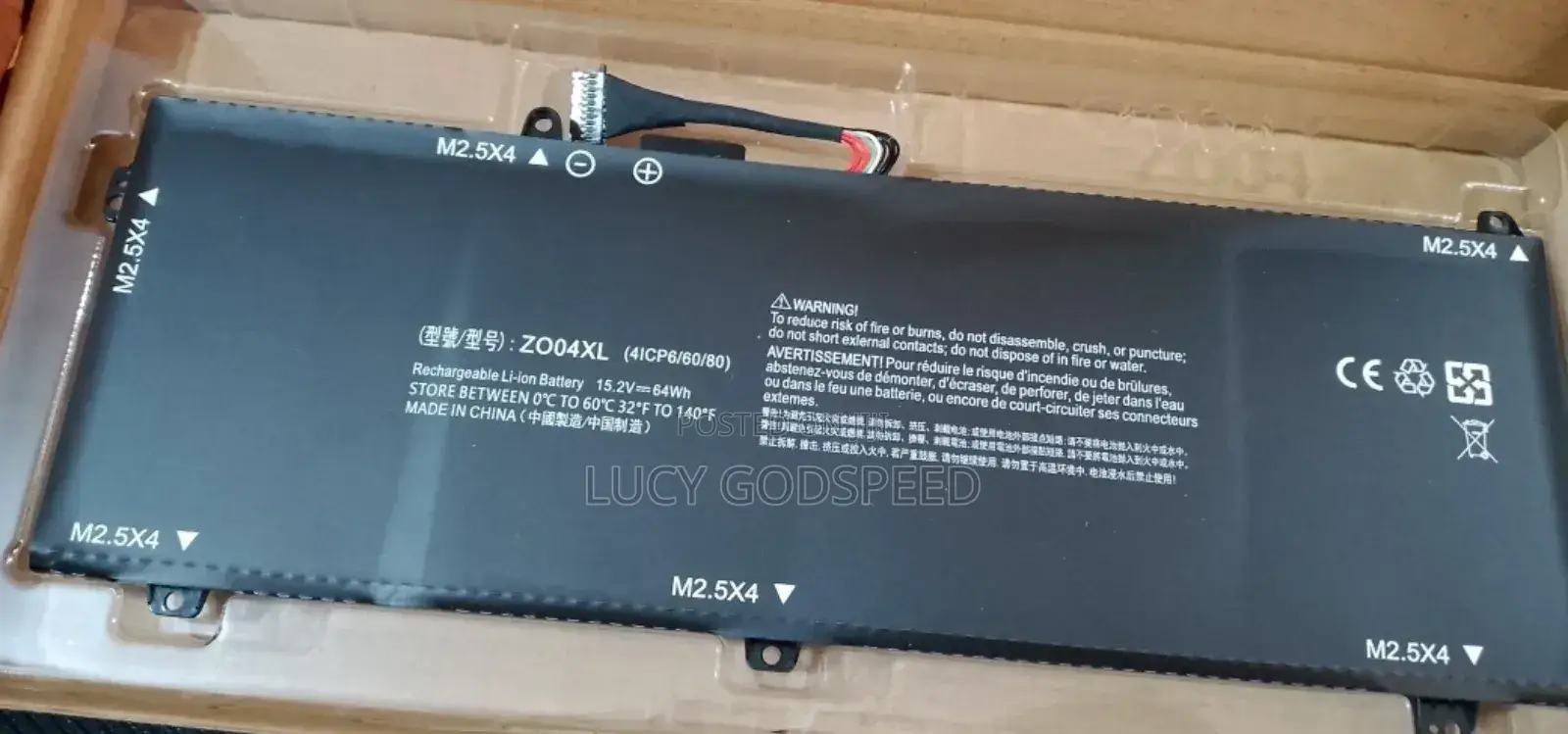 Zo04xl Battery for Hp Zbook