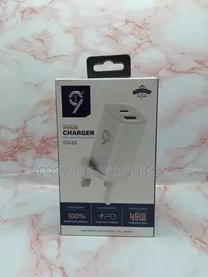 9t Travel Charger Ch-23 (45w Super Fast Charger)