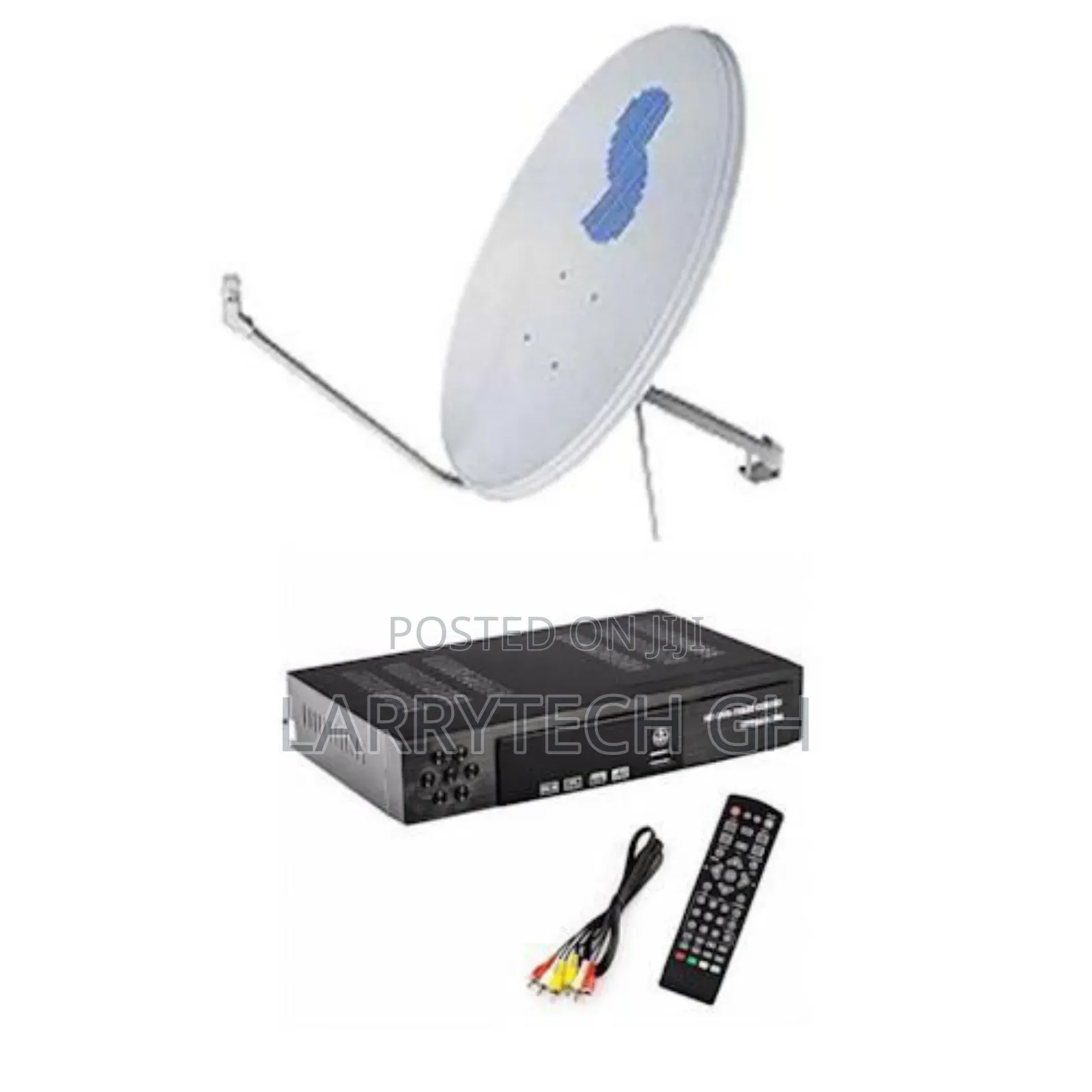 Strong Dish With Combo Decoder With Installation
