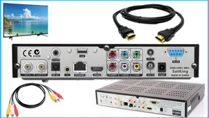 Strong Dish With Combo Decoder With Installation