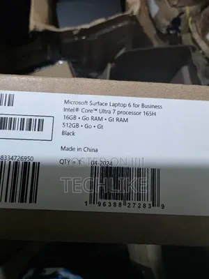 New Laptop Microsoft Surface Laptop 6 16GB Intel Core Ultra 7 SSD 512GB