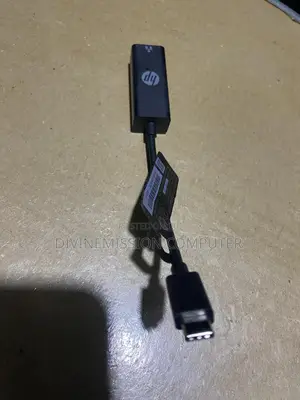 Hp Branded Type C to Tj45 Adapter G2, Usb C to Internet Adapter.