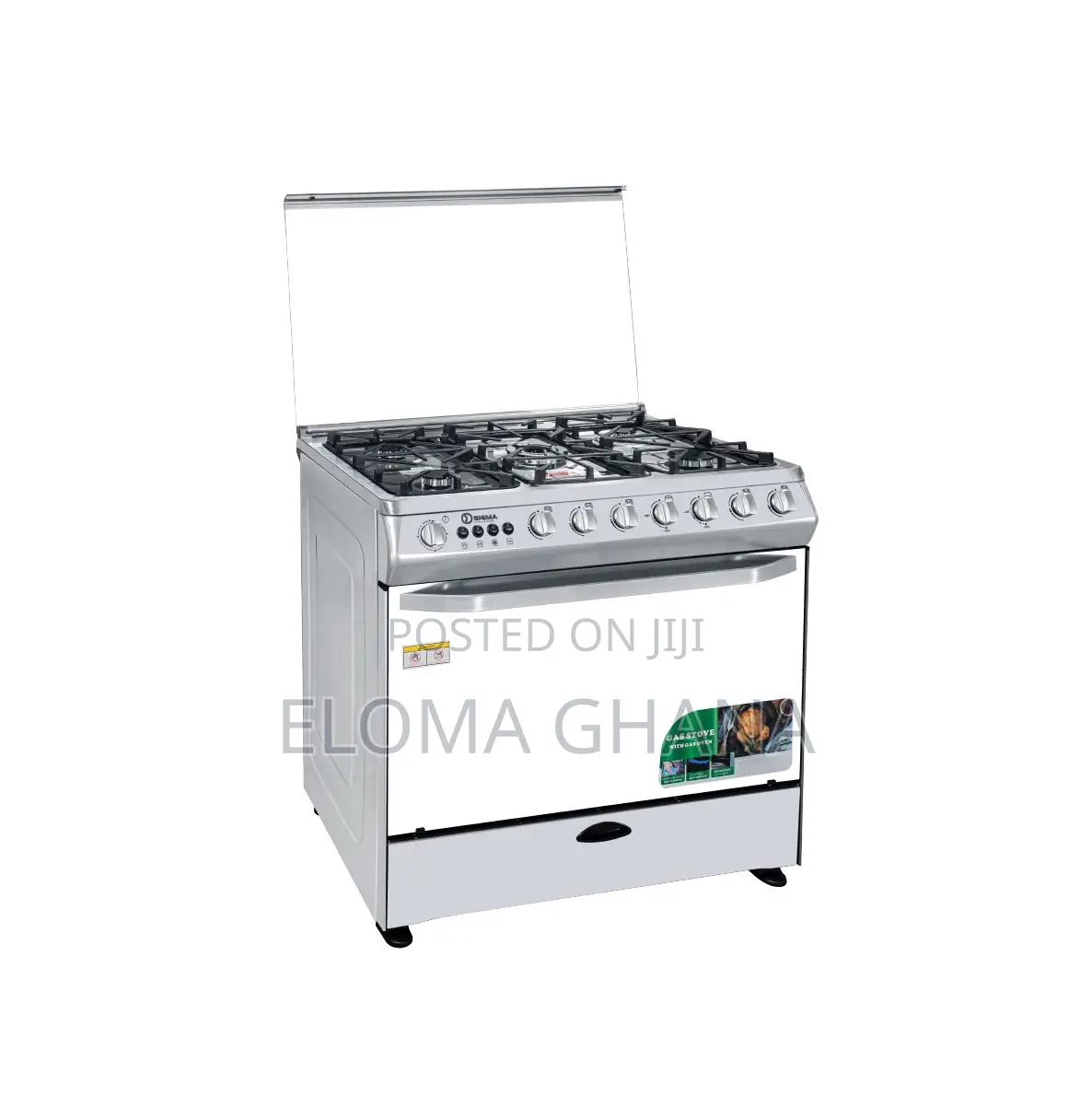 Sigma 5 Burner Gas Cooker With Oven & Grill