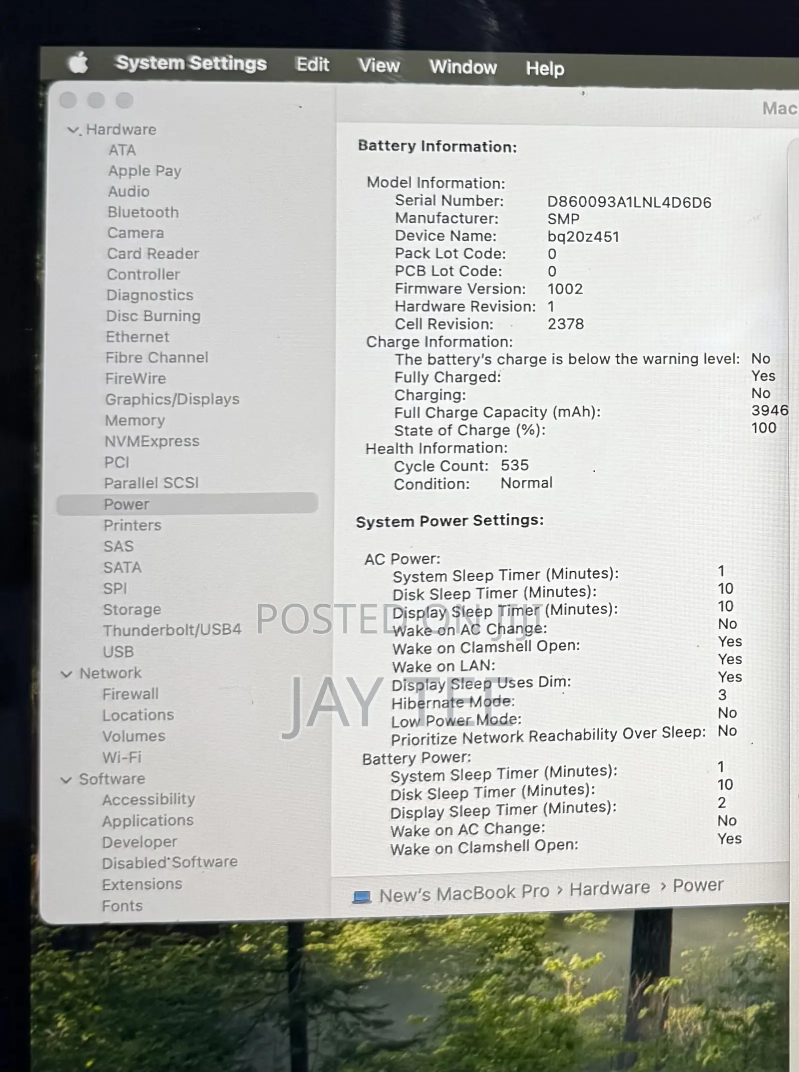Laptop Apple MacBook Pro 2020 8GB Intel Core I5 SSD 256GB