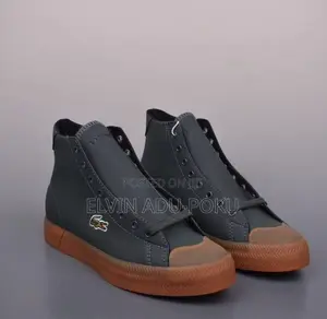 High Top Lacoste Sneaker Comes In Different Colours , Swipe >>>>>