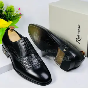 Richwanz Black Official Men Shoe