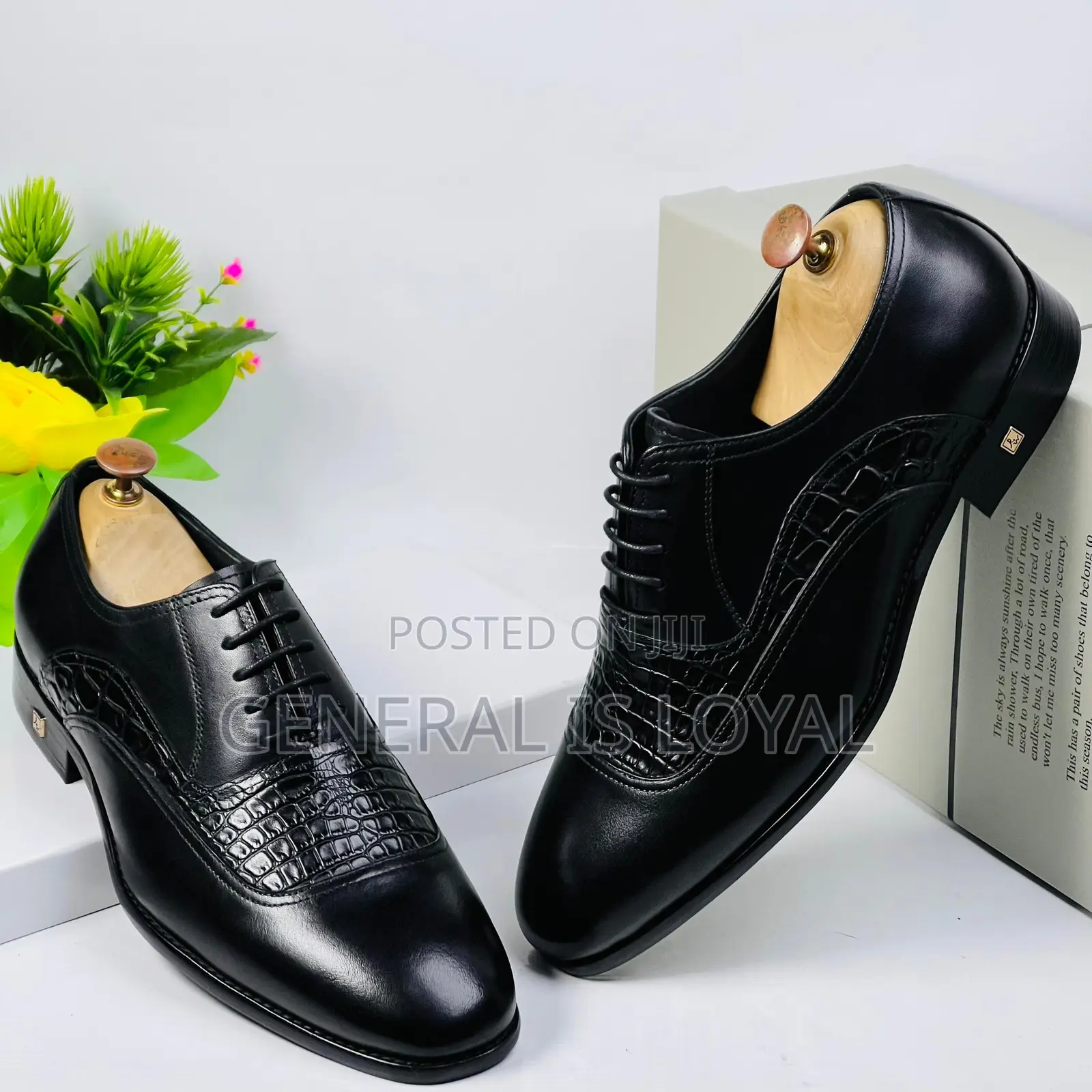 Richwanz Black Official Men Shoe