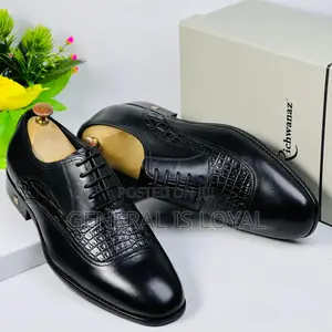 Richwanz Black Official Men Shoe
