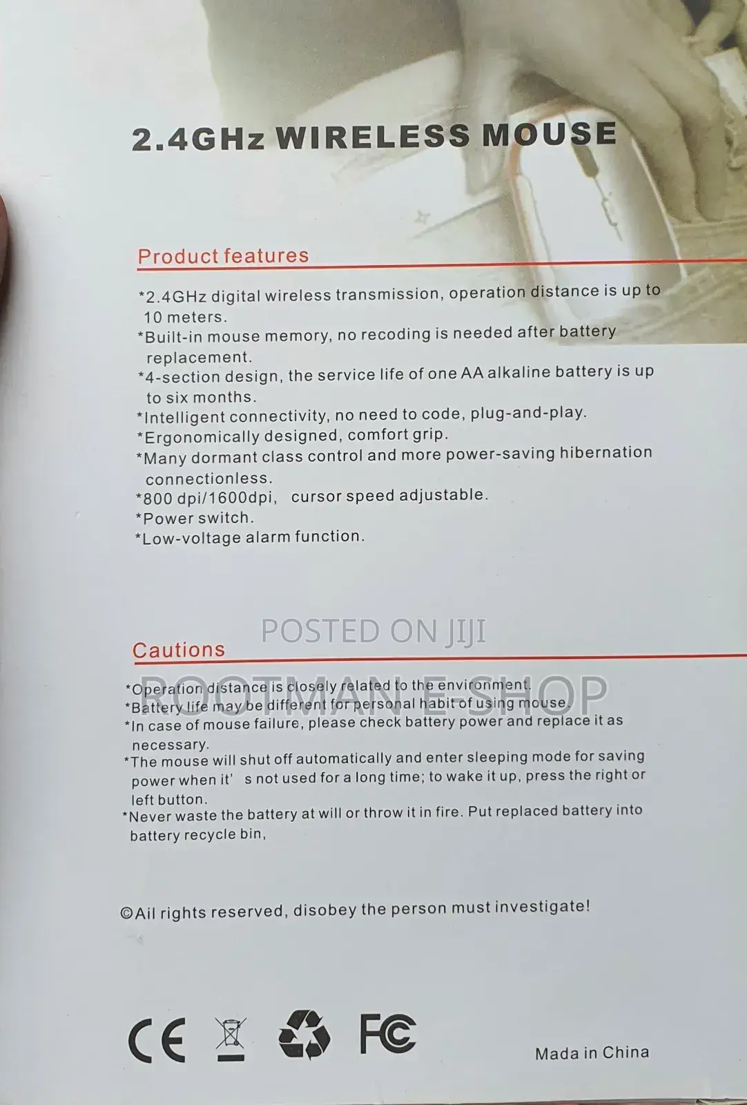 Quality Pc/ Laptop Mouse