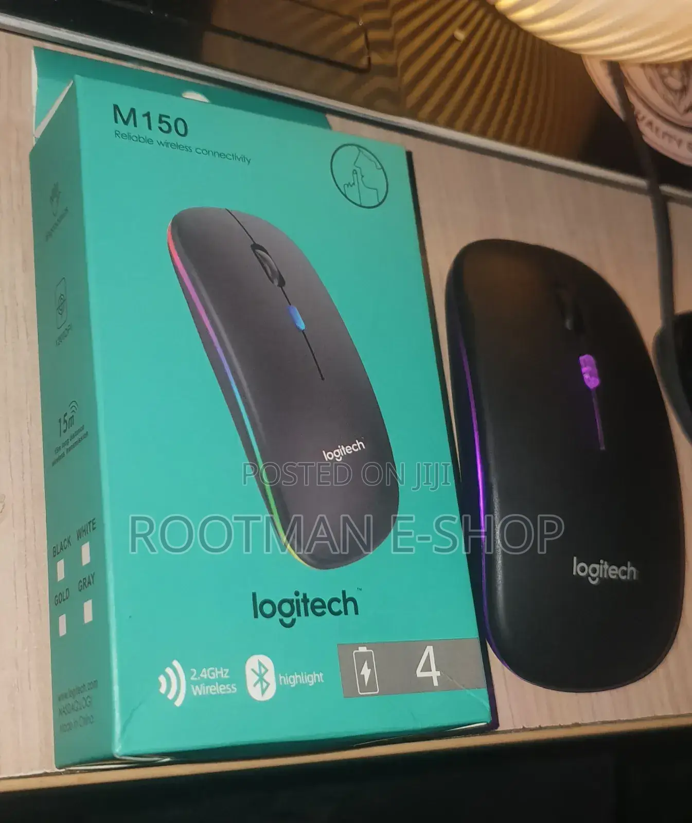 Dual Connectivity Laptop/Pc Mouse (Bluetooth/ Wireless)
