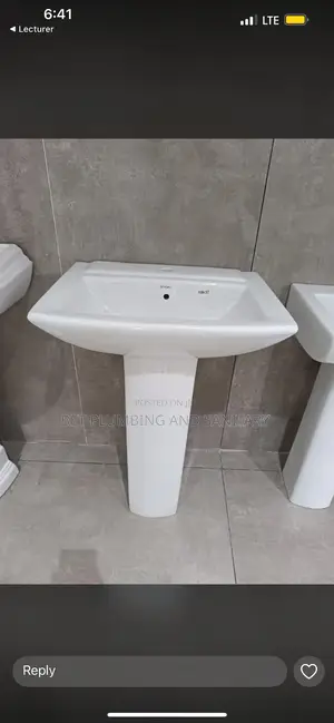 Square Basin and Stand_twyford Hand Wash Basin_square Basin+Pedestal