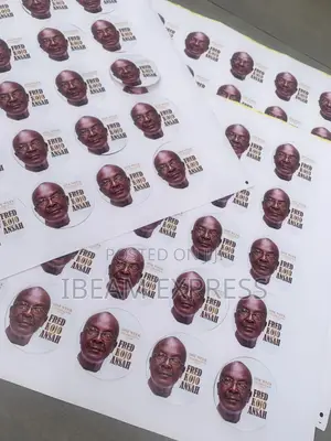 Water Resistance Paper Sticker Print And Cut (Machine Cutting)