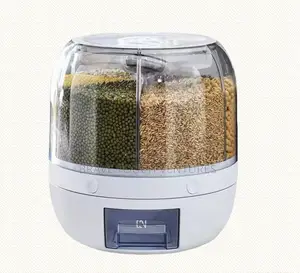 360 Rotating Grain Cereal Dispenser Container