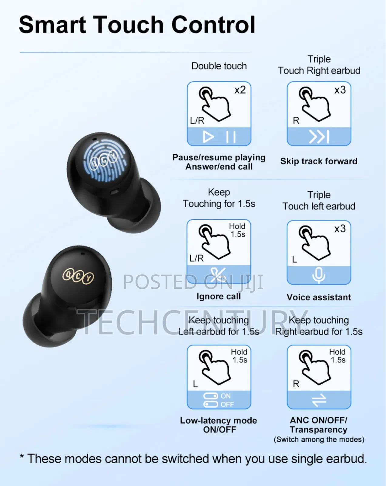 Qcy Arcbuds Ht07 Anc Earbuds