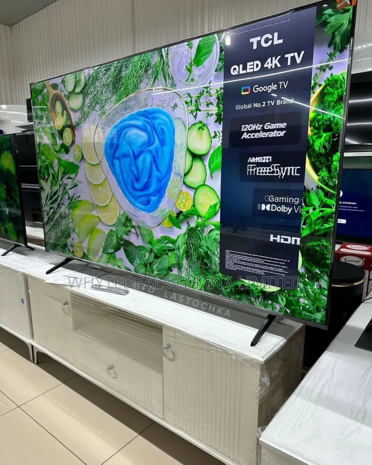 Big Screen| 98" Tcl Smart Uhd 4k Qled Tv| Voice-control|Bluetooth|2025