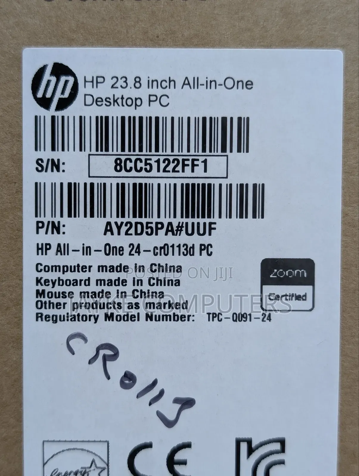 New Desktop Computer HP 200 G4 All-in-One 16GB Intel Core I7 SSD 512GB