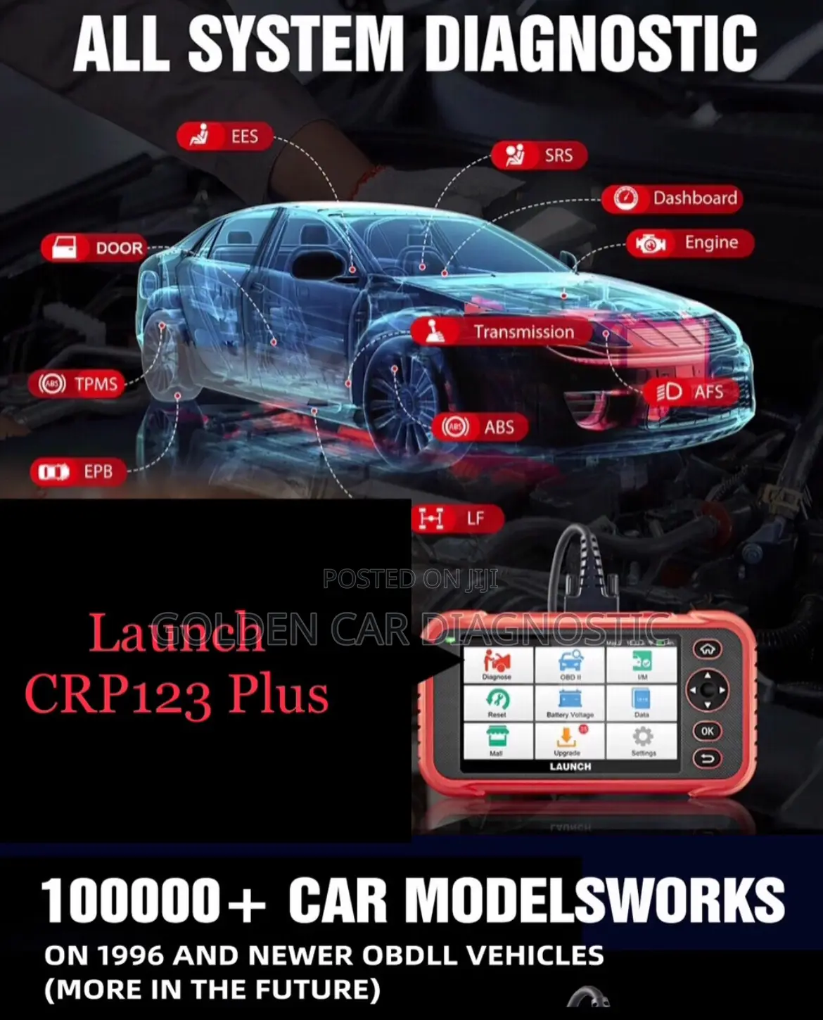 Launch Crp123e Plus Obd2 Car Diagnostic Scanner
