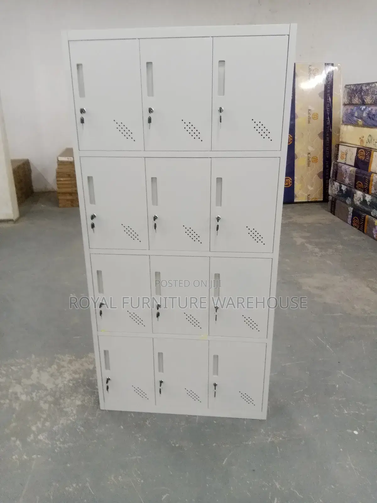 12 Lockers Metal Cabinet