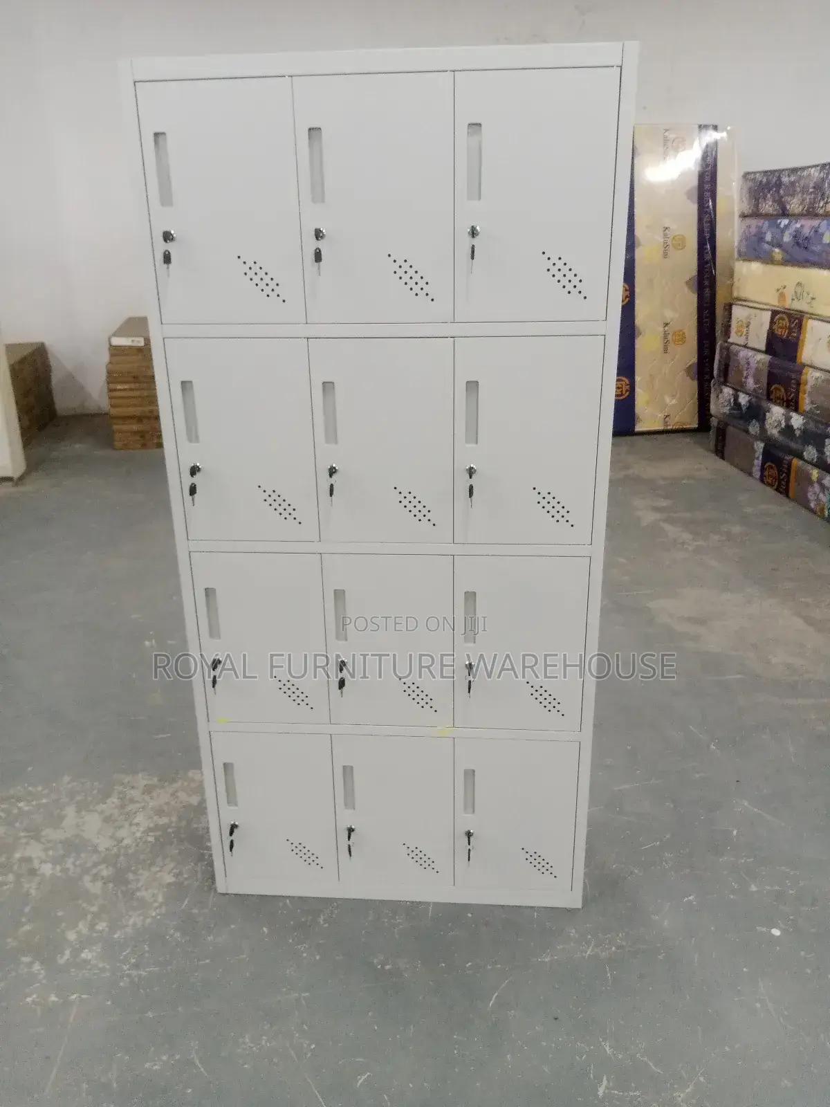 12 Lockers Metal Cabinet