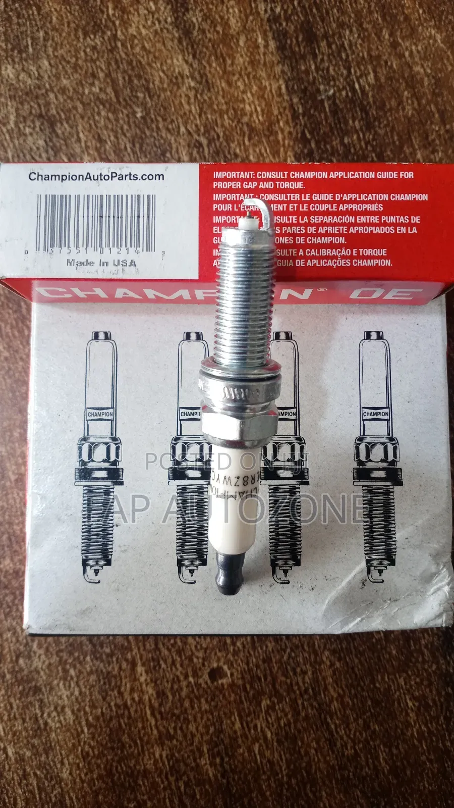 10566. Original Champion Spark Plugs From the Usa. 9407