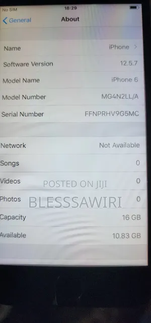 Apple iPhone 6 16 GB Silver