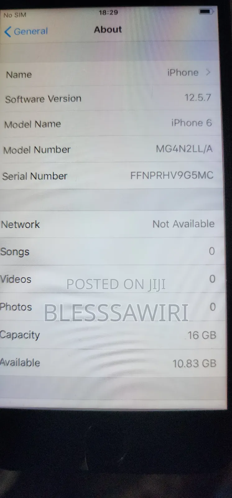 Apple iPhone 6 16 GB Silver