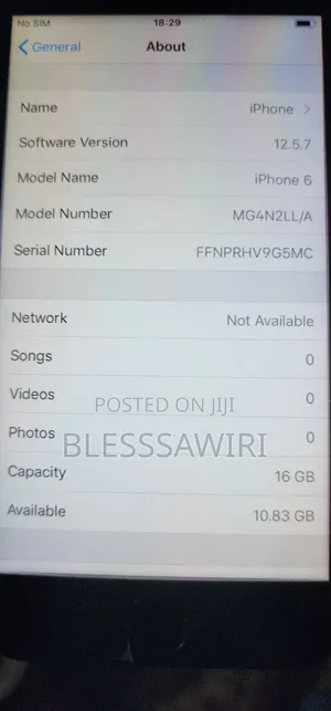 Apple iPhone 6 16 GB Silver