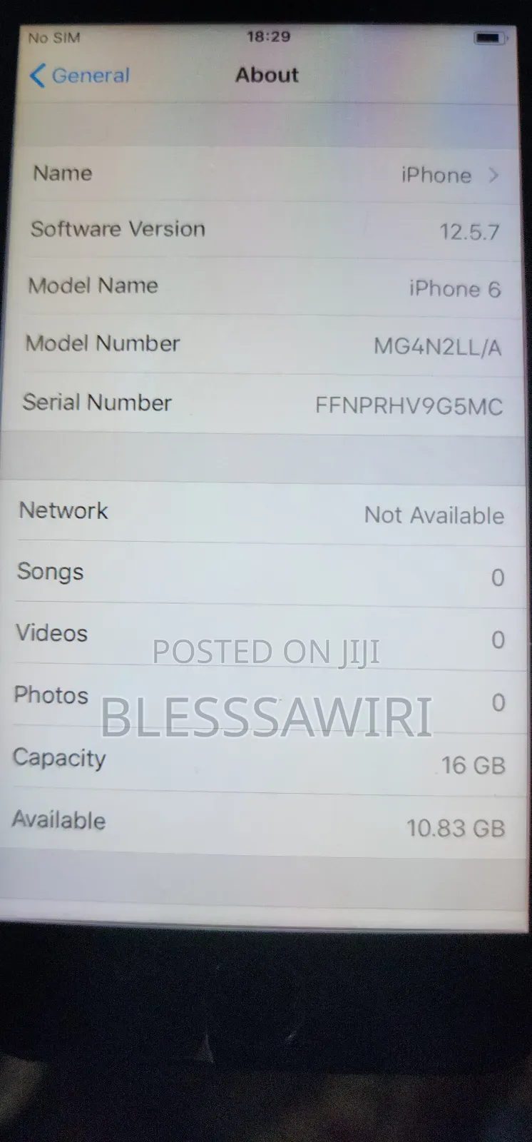 Apple iPhone 6 16 GB Silver