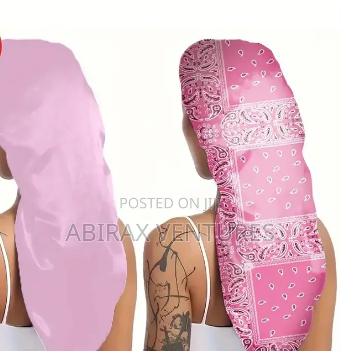 Long Bonnet Cap For Long Hair