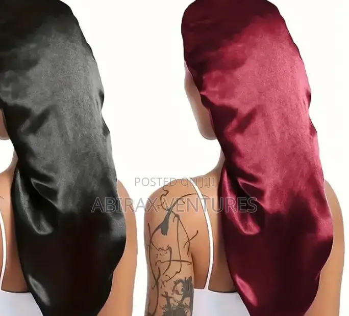 Long Bonnet Cap For Long Hair