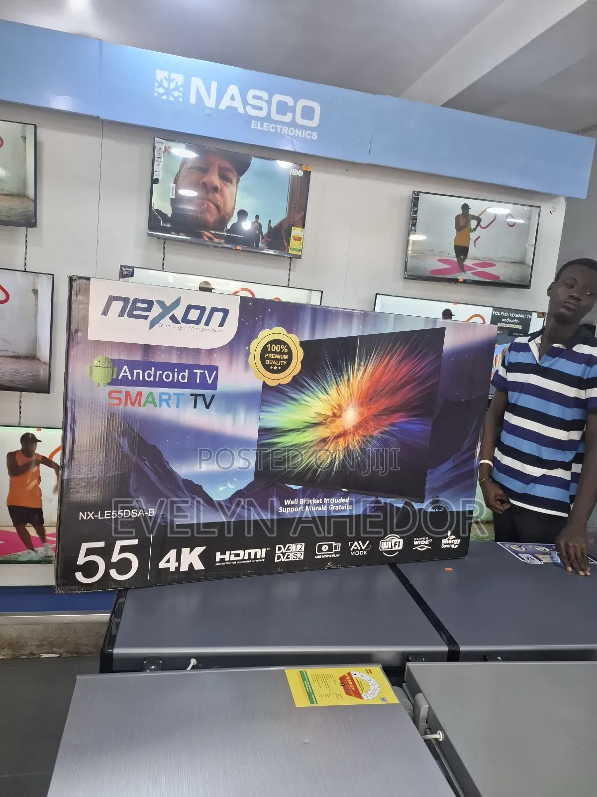 Quality and Clear Picture View of Nexon 55 Inches Smart Android Tv