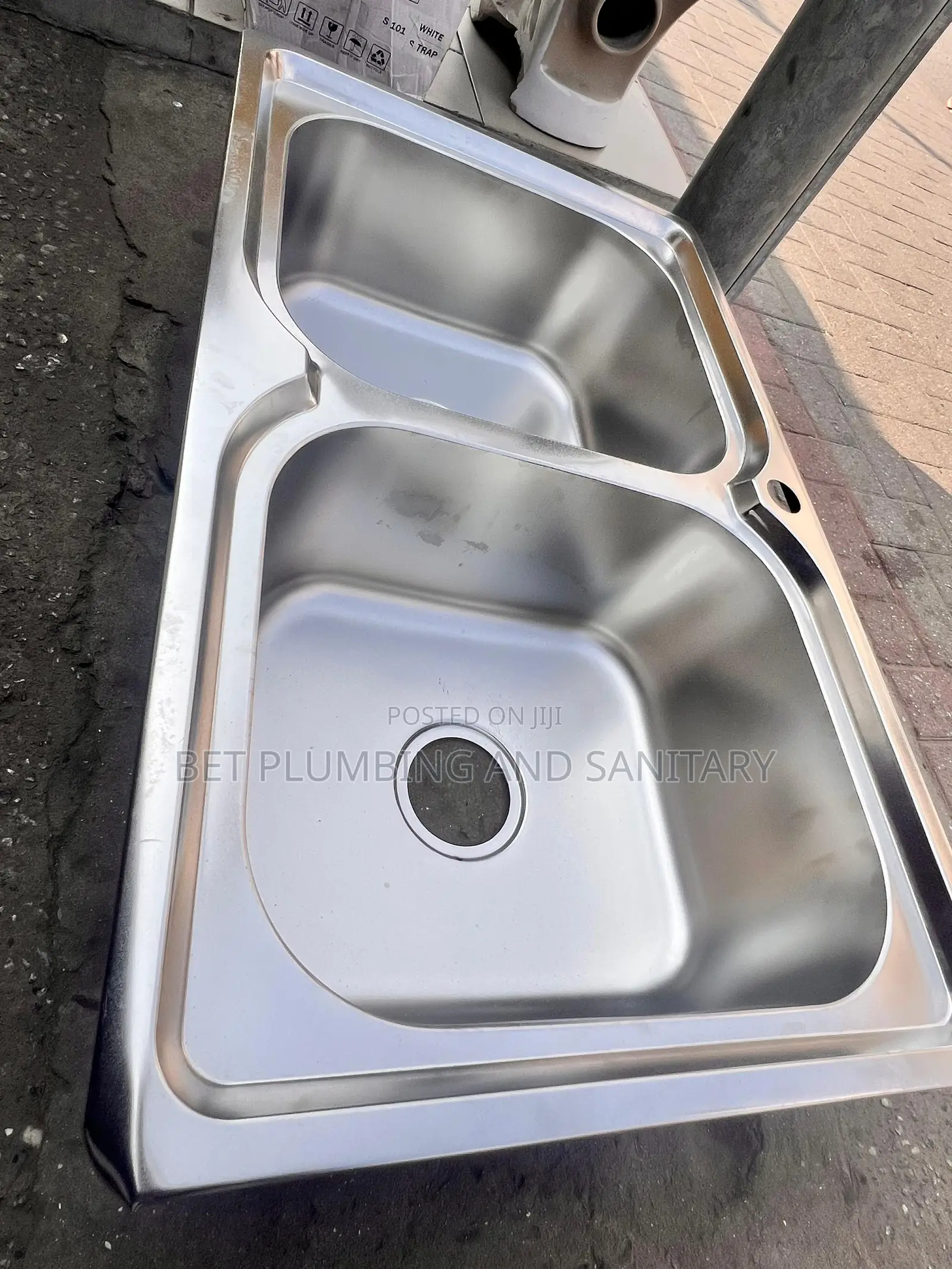Two Bowl Cabinet Sink_armless Sink_kitchen Sink