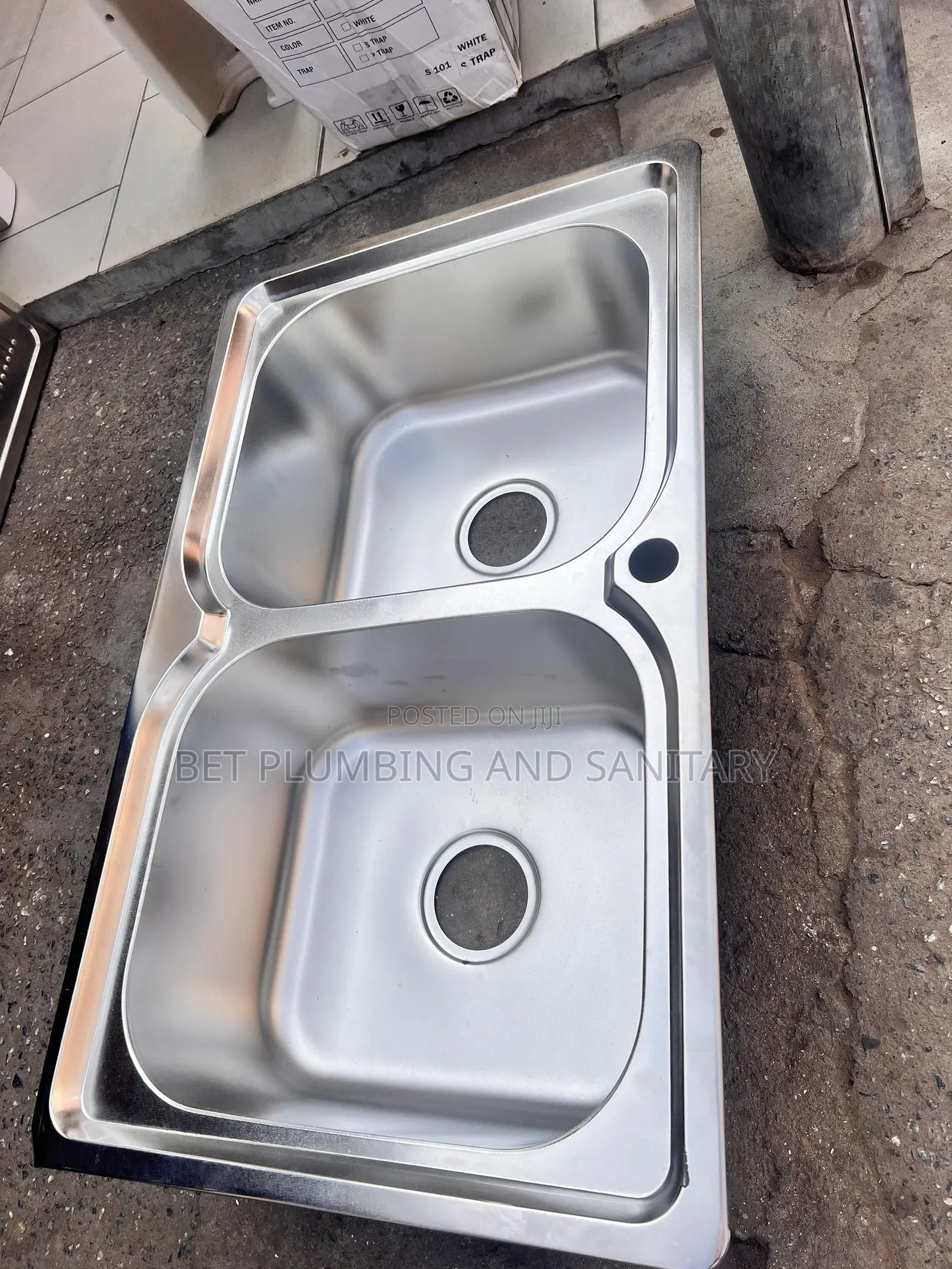 Two Bowl Cabinet Sink_armless Sink_kitchen Sink