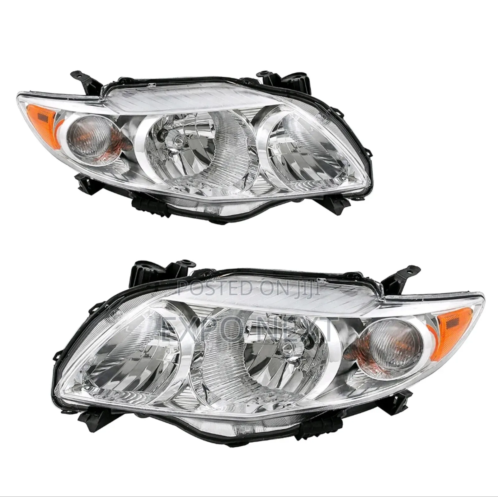 2009-2010 Toyota Corolla Chrome Headlights