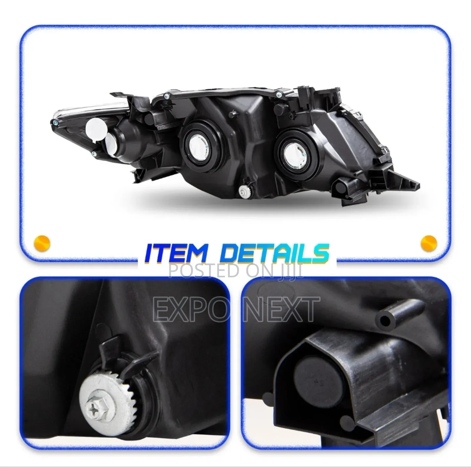 2009-2010 Toyota Corolla Chrome Headlights