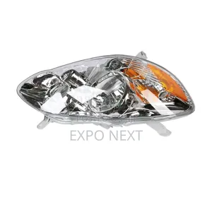 Headlights Pair For 2003-2008 Toyota Corolla Chrome