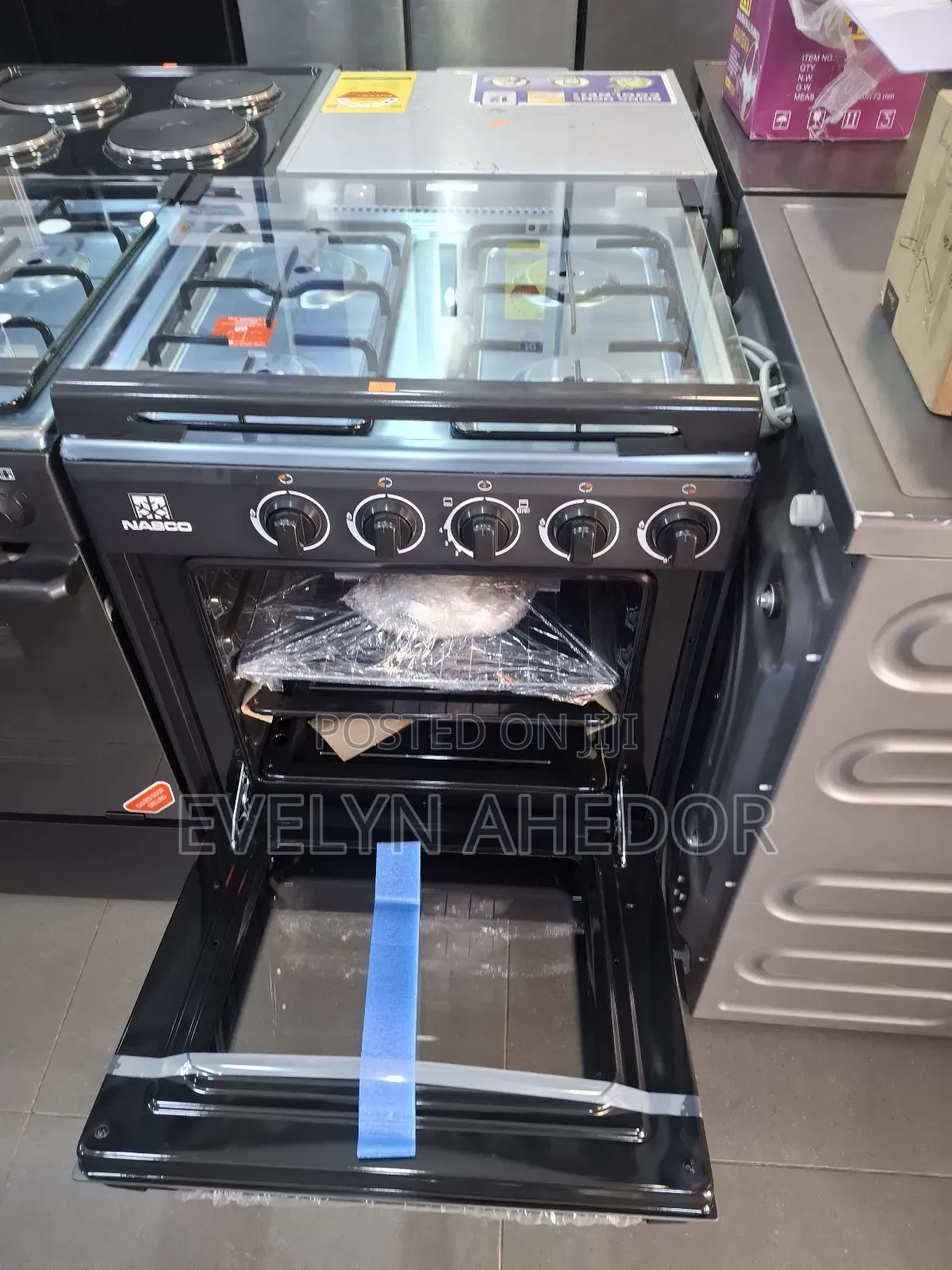 Nasco 4 Burners Gas Cooker 60by60 With Oven and Grill Available