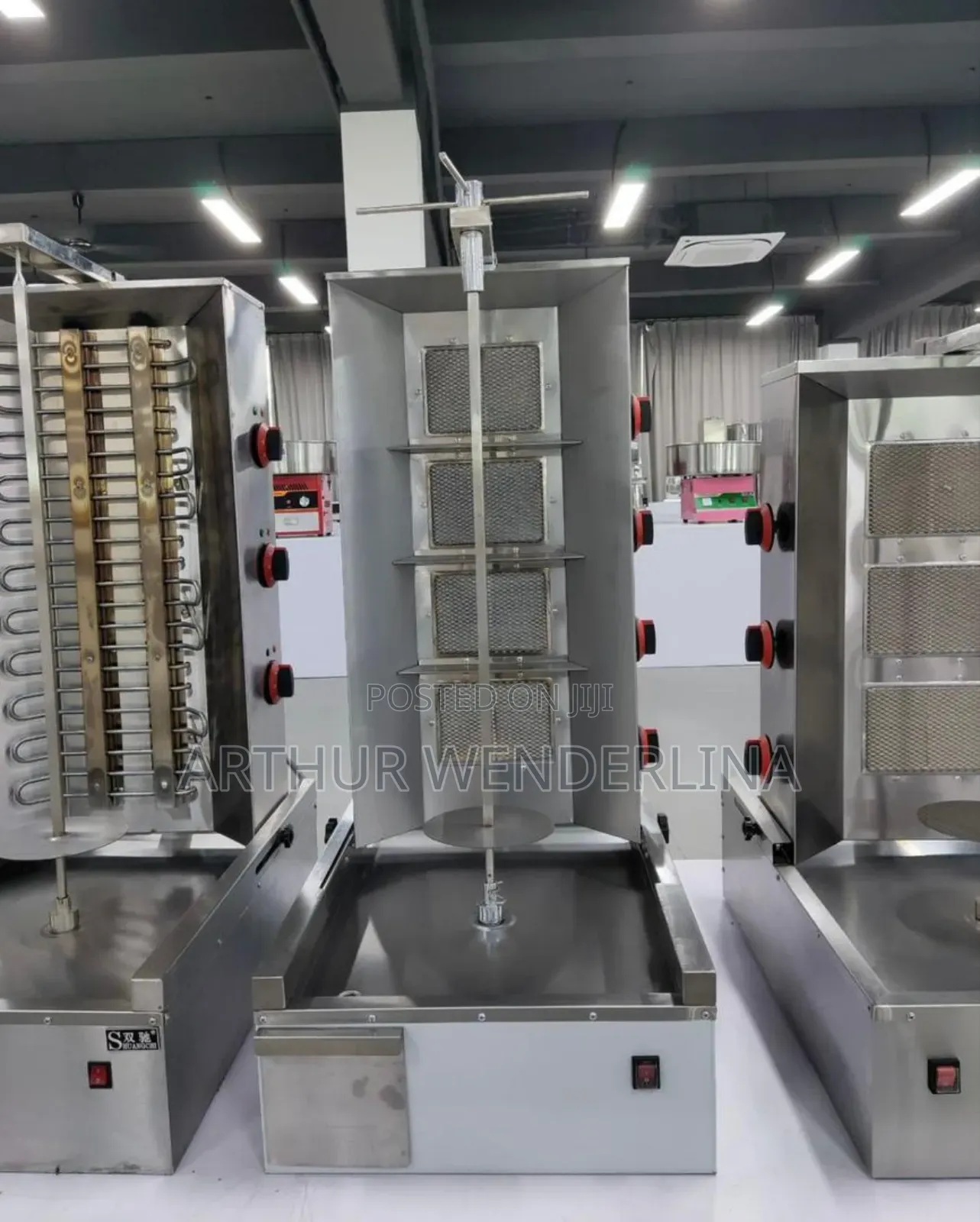 3 Burner Shawarma Machine