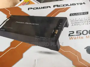 Acoustik Rzr1-2500d Class D Mono Block Subwoofer Amplifier