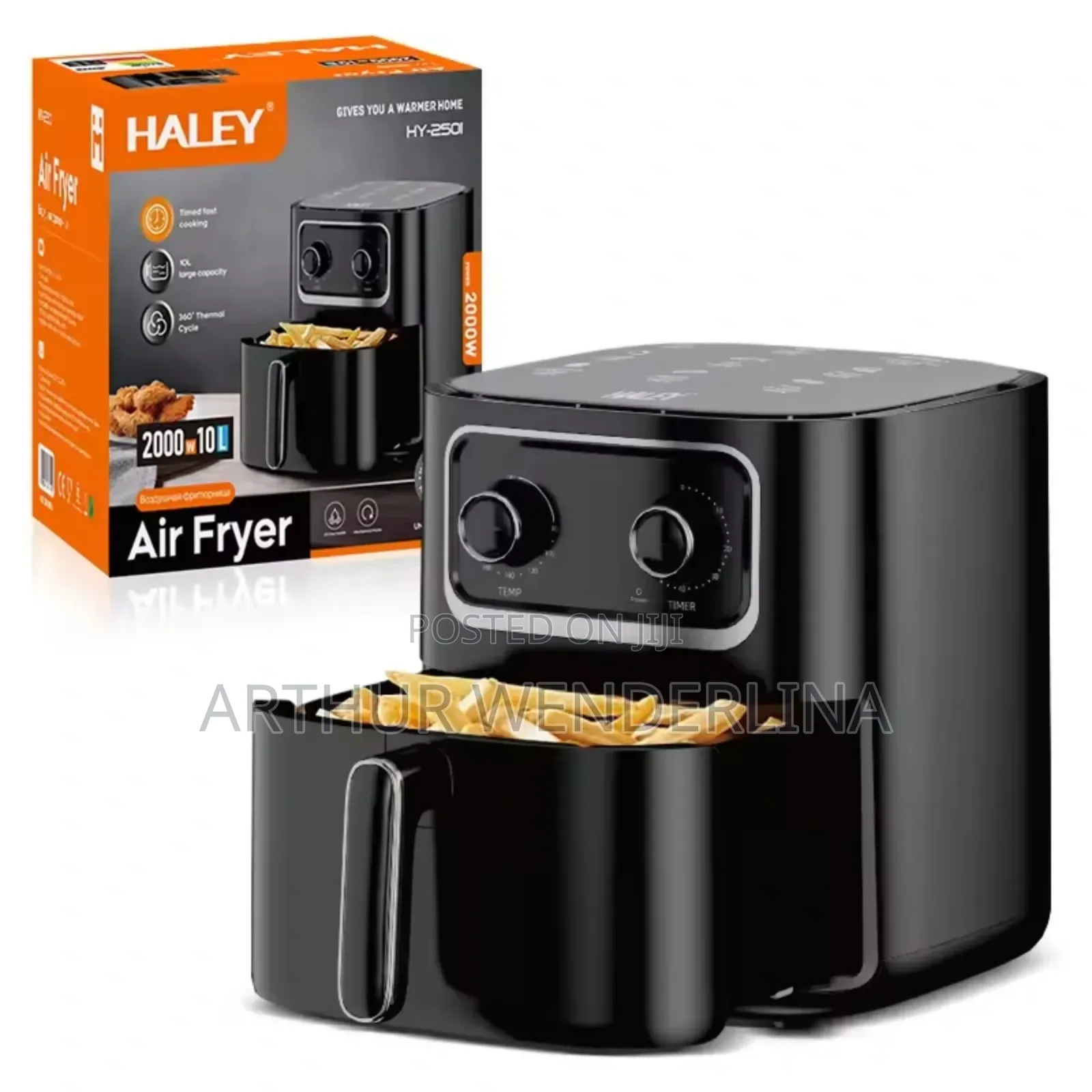 Haley Air Fryer. 10liters