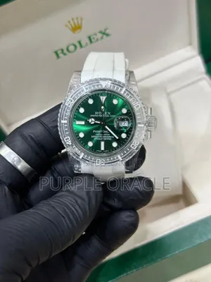 Green Dial Phantomlab Rolex Oyster Pepertual Timepiece