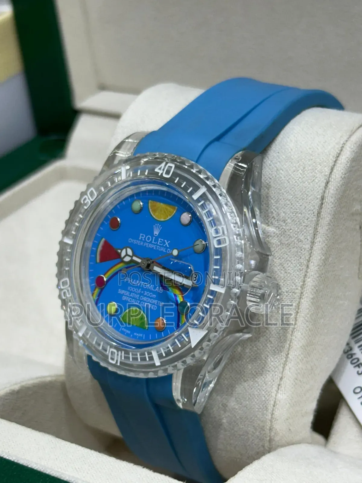 Blue Dial Phantomlab Rolex Watch for Men