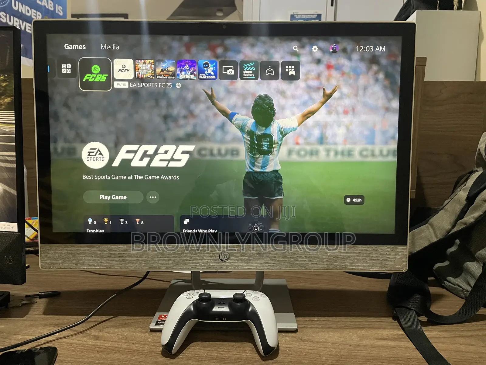 Desktop Computer HP 12GB AMD Ryzen 5 SSHD (Hybrid) 1T