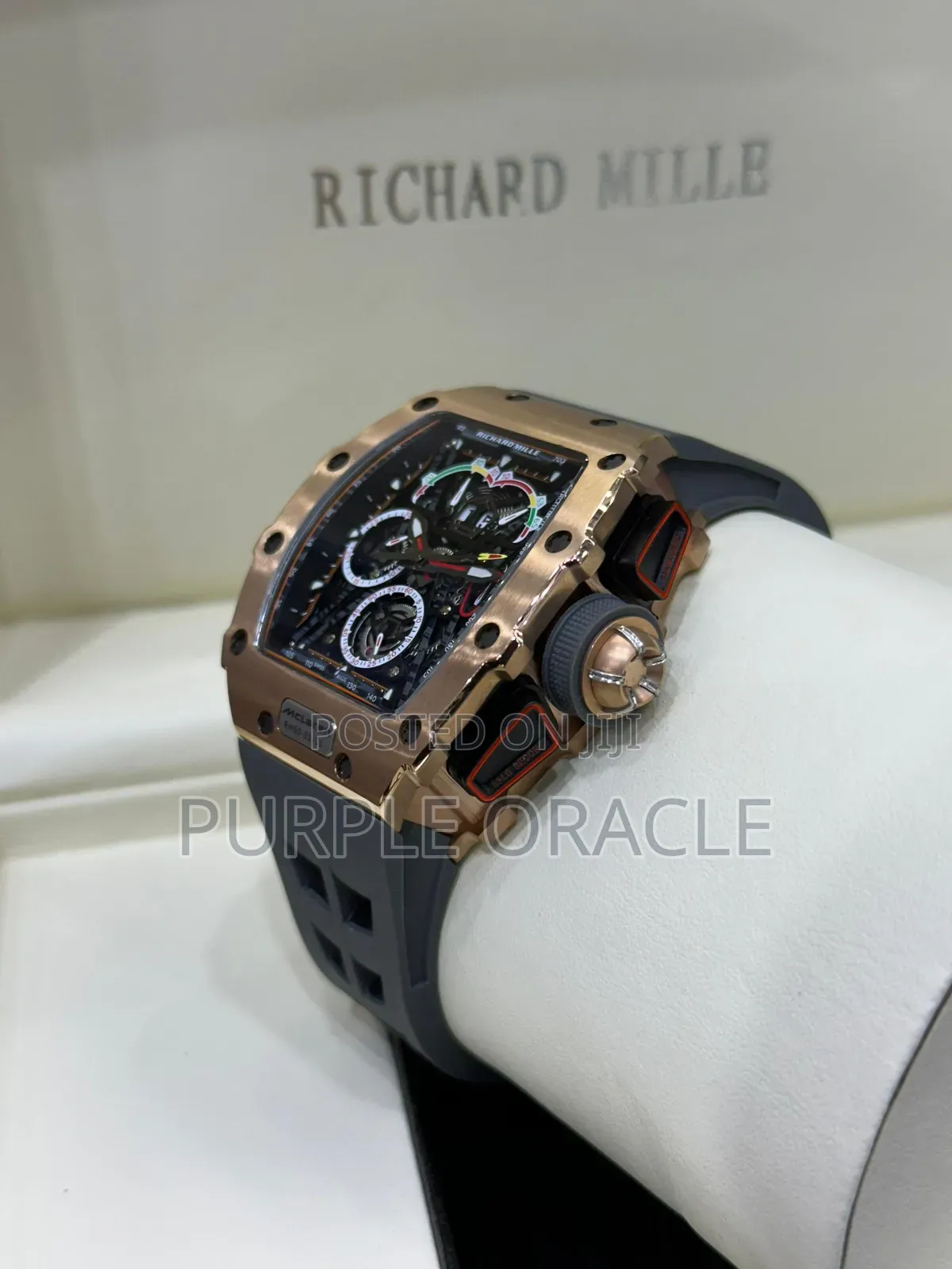 All BLWCK Silicone Starp Richard Mille Mechanical Watch