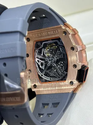 All BLWCK Silicone Starp Richard Mille Mechanical Watch
