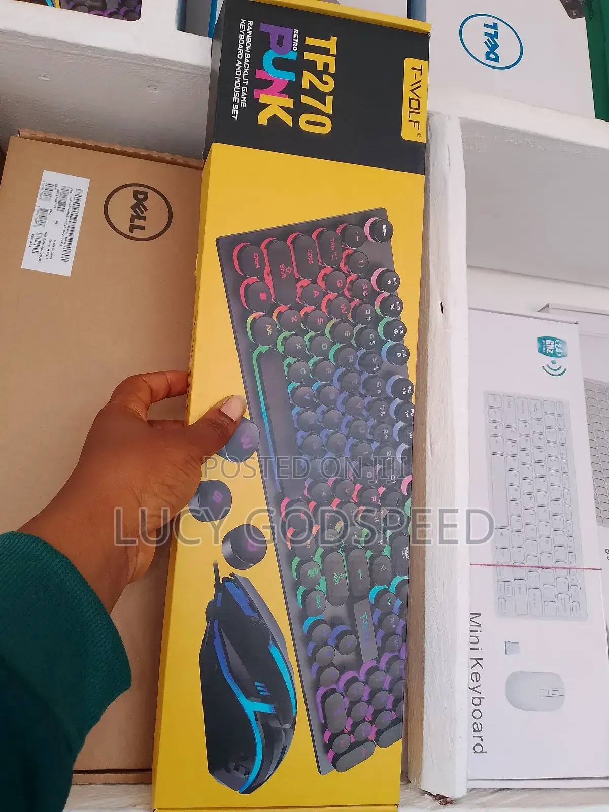 Tw0lf Tf270 Wired Gaming Keyboard and Mouse