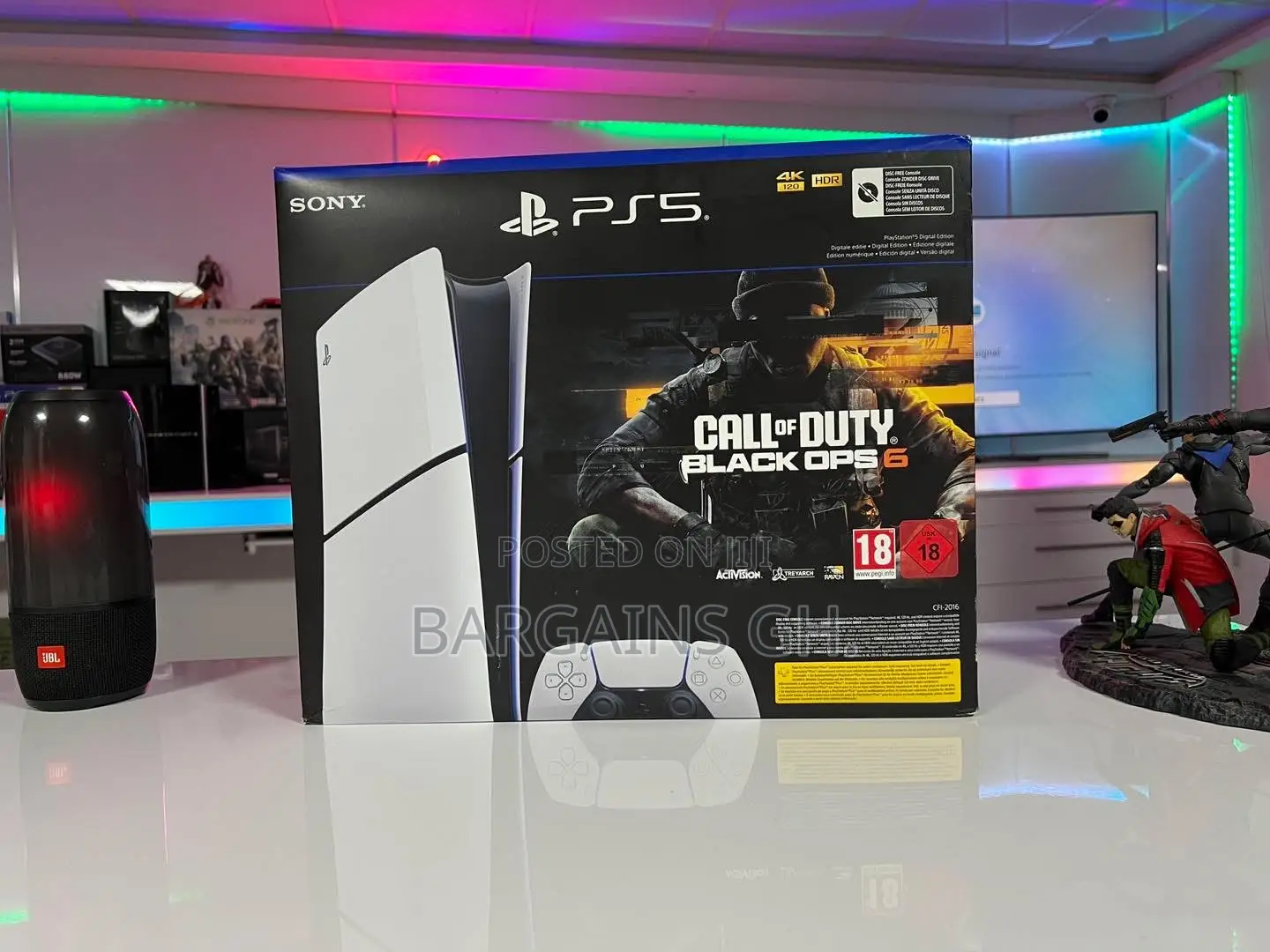 Sony Playstation 5 Slim Digital With Call of Duty Game Voucher