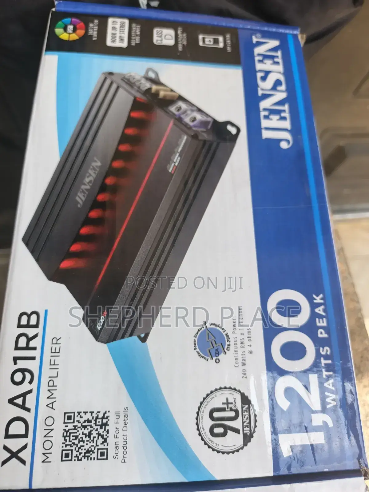 Jensen Xda91rb Class-D Mono Amplifier