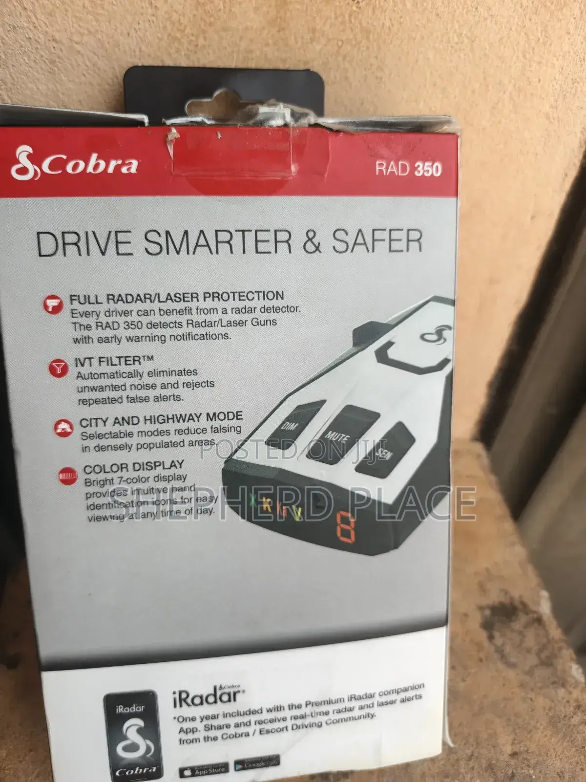 Cobra Rad 350 Affordable Radar/Laser Detector.